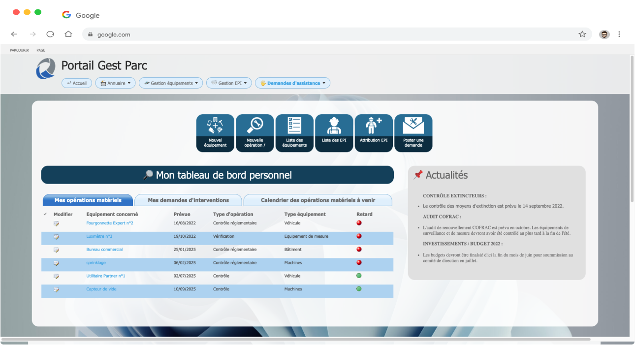 Logiciel Gest Parc