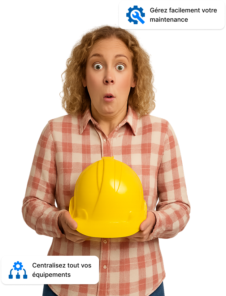 Femme avec casque