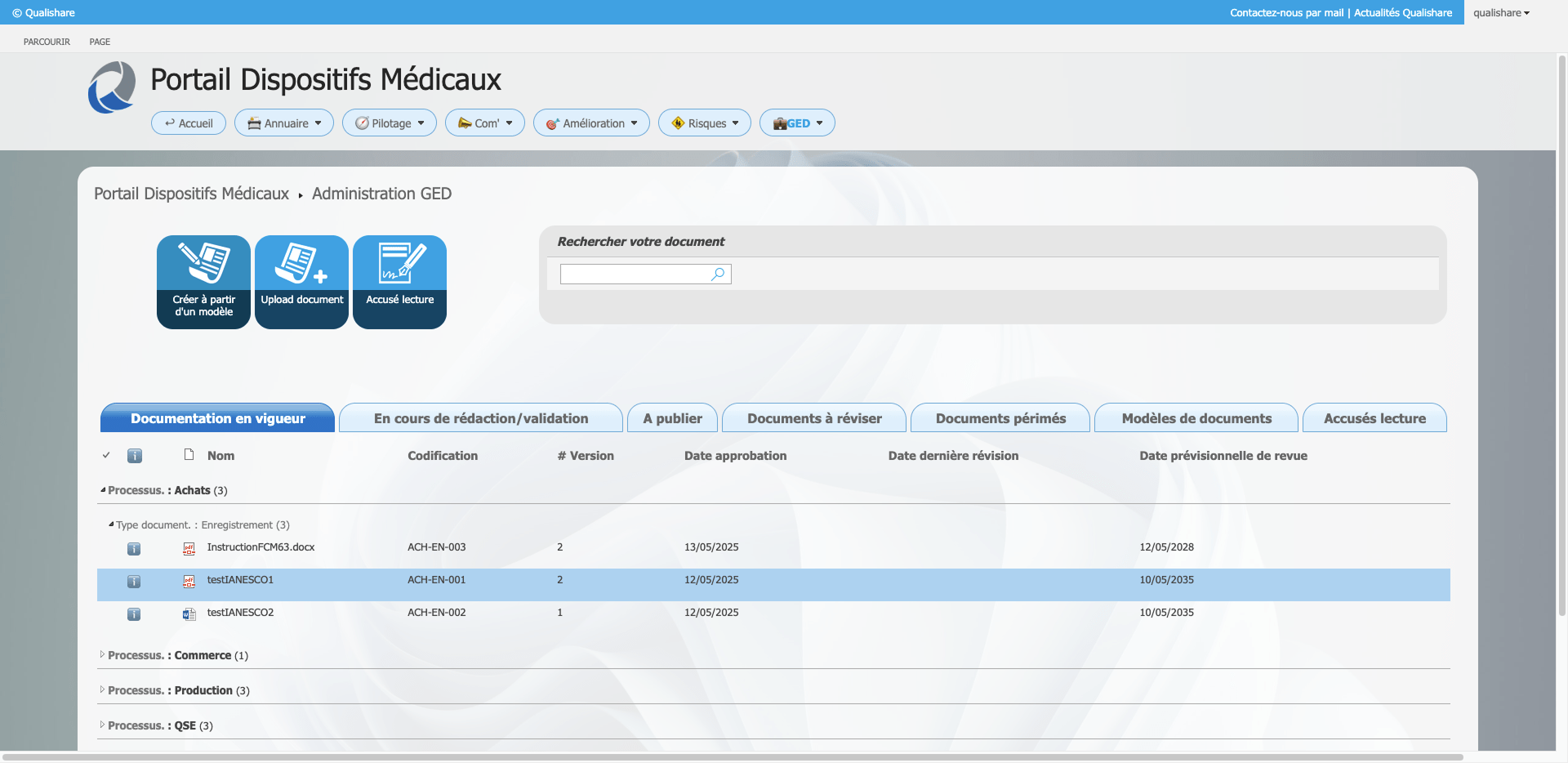 Portail dispositifs médicaux